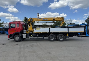 JAC N350 6×4 (35т) КМУ SQS 350-5 (14т) БОРТ 7,5×2,55×0,6м